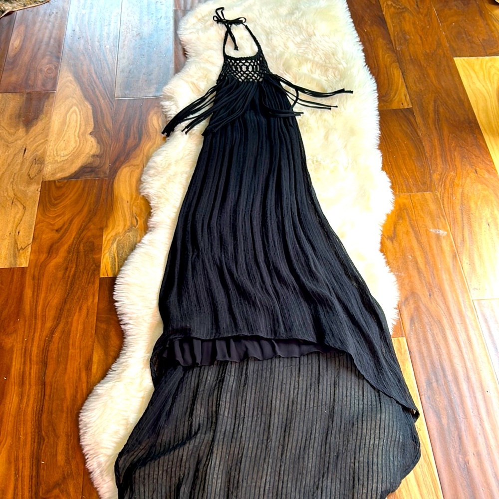 Ramy Brook black halter dress size S